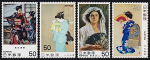 Japan Scott 1401-1402, 1403-1404 (1980) Mint NH VF C