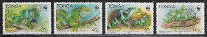 Tonga Scott #'s 752 - 755 MNH