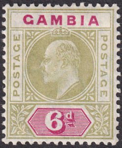 Gambia 1904-1909 SC 52 LH 