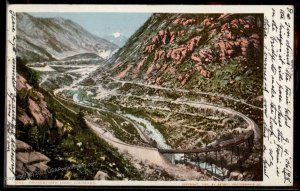 USA 1906 Colorado Georgetown Loop Cover Postcard Denmark Philadelphia 94241