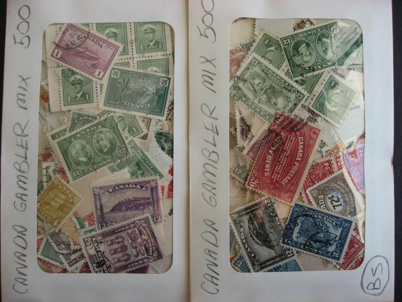 Canada gambler mixture (duplication, mixed condition) 1,000 1900s to 1940s