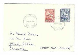 DENMARK First day cover Scott# 327 & 328