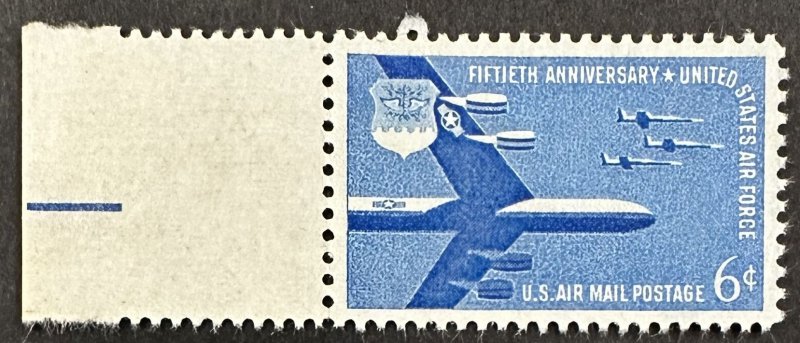 US #C49 Used VF 6c Airmail: 50th Anniv US Air Force 1957 [B3.4.1]