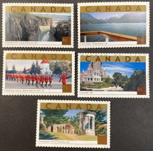 Canada #1989a-1989e Used VF 65c Landscapes / Tourist Attractions 2003 [R1059]