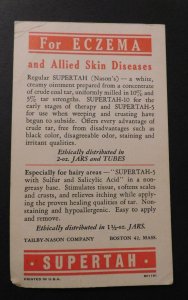 1951 USA Advertisement Postcard Cover Supetah Eczema New York NY Columbus Ohio