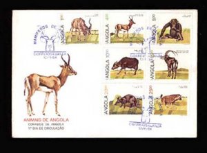 003043 Angola. Wild life. Animals. FDC.1984.#3043