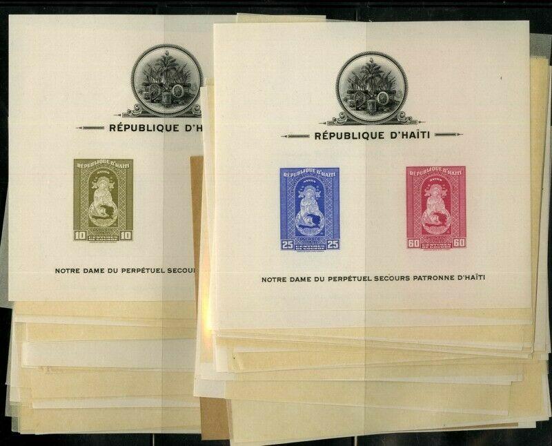 Haiti Stamps # 340-8 C14-18 Selection Of 44 Xf Og Nh S/S