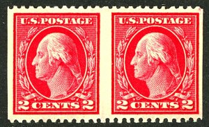U.S. #499 MINT PAIR OG NH