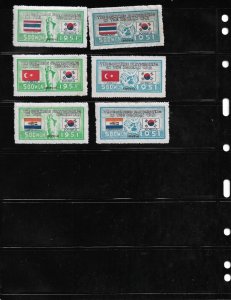 Korea: Countries of the Korean War, Sc #132-173, MNH (48613)