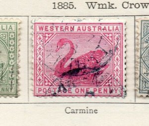 Western Australia 1885 Early Issue Fine Used 1d. NW-186219