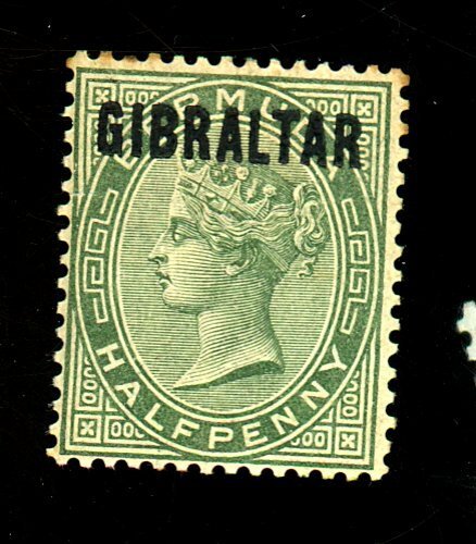 GIBRALTAR #1 MINT FVF OG HR Cat $24