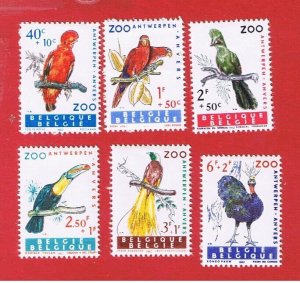 Belgium #B712-B717   MVFVLH OG   Semi-Postal     Free S/H