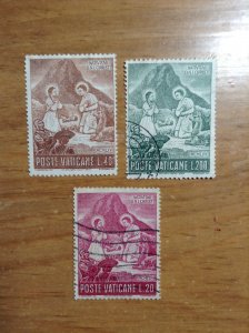 Vatican City Sc # 420-422  Used