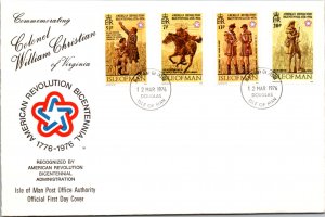 Isle of Man, Worldwide First Day Cover, Americana