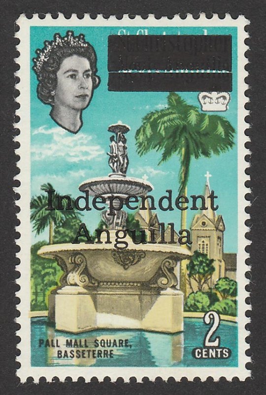 ANGUILLA : 1967 'Independent Anguilla' QEII Pall Mall 2c. MNH **. 