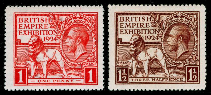 SG430-431, 1924 PAIR, VLH MINT. Cat £25.