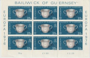 Guernsey #136 XF MNH QEII Europa 1976 SS