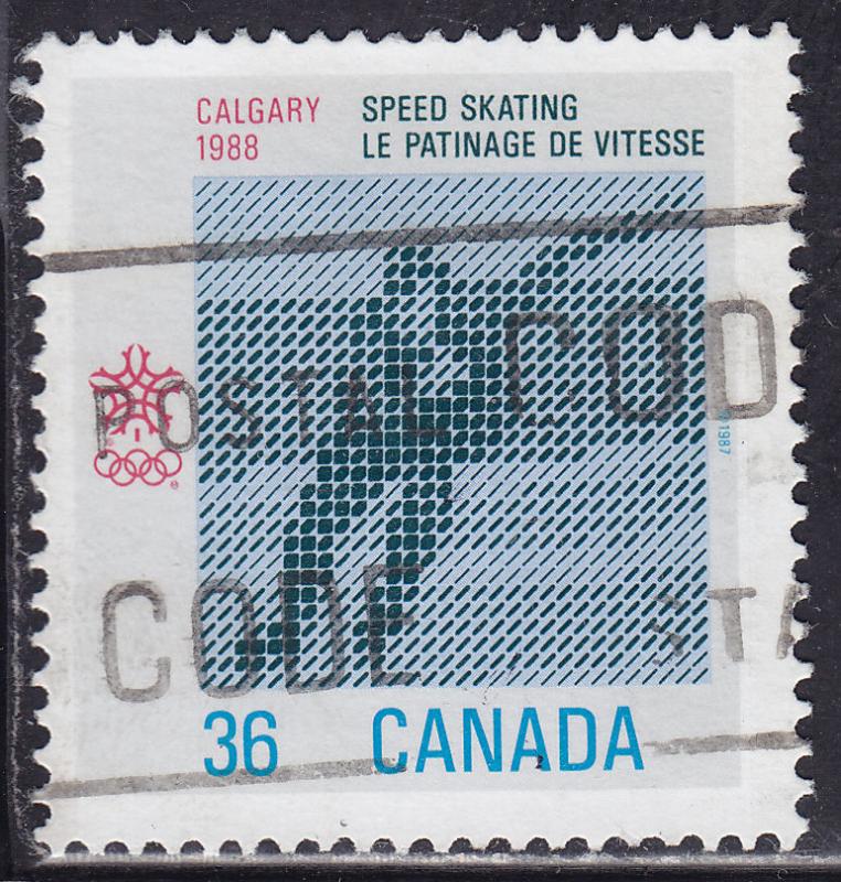 Canada 1130 USED 1987 Olympic Speed Skating 36¢