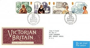 GREAT BRITAIN - VICTORIAN BRITAIN THEME ISSUE SET OF 4 CACHETED FDC 1987