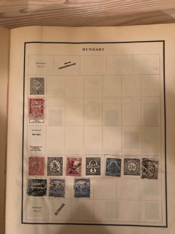 Modern Stamp Album Circa 1921