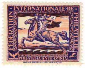 (I.B) Switzerland Cinderella : FIP Anniversary Stamp