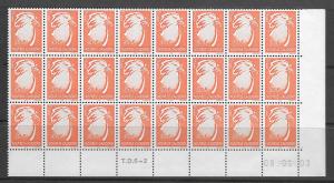 New Caledonia  914-6 MNH corner blocks of 24 vf, see desc. 2019 CV $33.60