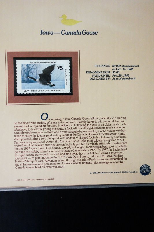 US Mint State Duck Stamp Collection