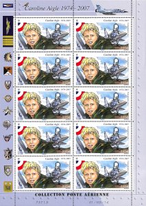 France 2014, Caroline Aigle m/s, MNH