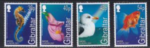 Gibraltar # 871-874, Europa, Marine Life,  Mint NH, 1/2 Cat.