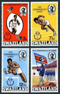 Swaziland 179-182,MNH.Mi 179-182. Commonwealth Games 1970.Walking,Running,Parade