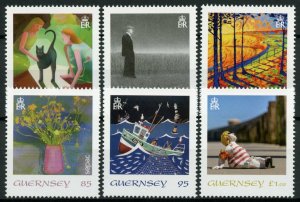 Guernsey Art Stamps 2020 MNH Artwork Collection SEPAC Paintings 6v Set