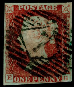 SG8, 1d red-brown, USED. Cat £35. AG