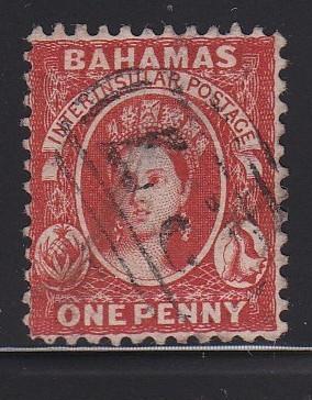 Bahamas Scott # 5 F-VF used nice color scv $ 225 ! see pic !