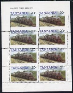 Tanzania 1985 Locomotive 6004 20s value (SG 432) unmounte...