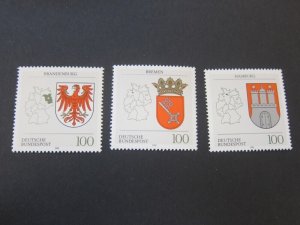 Germany 1992 Sc 1702-04 set MNH