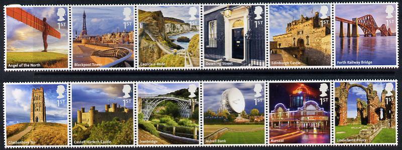 Great Britain 2011 UK A-Z 1st series perf set of 12 (2 se...