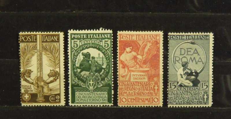 15207   ITALY   MH # 119, 120, 121, 122                      CV$ 109.40