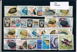 D387261 Fish Nice selection of VFU Used stamps