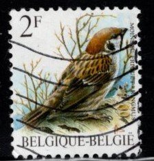 Belgium -  #1218 Birds - Used