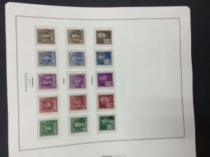 MOMEN: US # MINT COLLECTION ON (2) ALBUM PAGES $ #9112