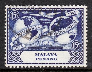 Malaya (Penang) - Scott #24 - Used - SCV $3.75