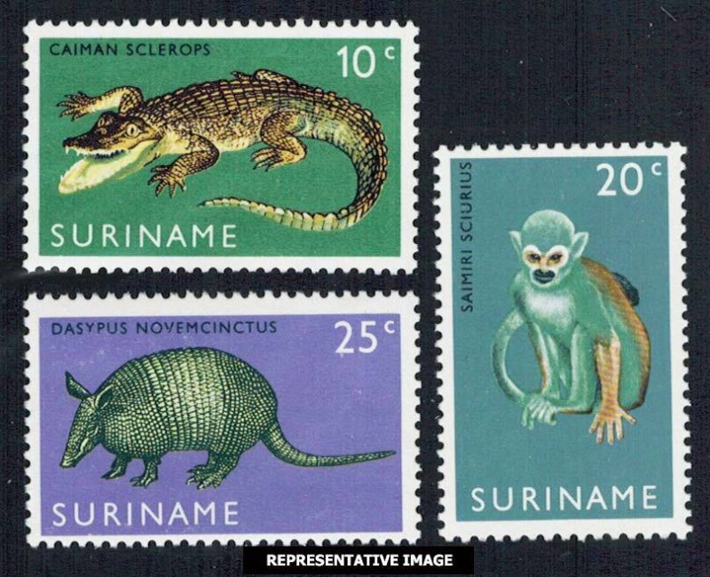 Surinam Scott 362-364 Mint never hinged.