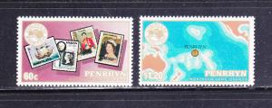 Penrhyn 296-297 Set MNH AUSIPEX '84