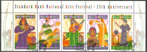 SOUTH AFRICA 1999 ARTS FESTIVAL Set in Strip  Sc 1127a CTO Used