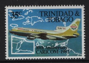 TRINIDAD & TOBAGO, 382   MINT HINGED