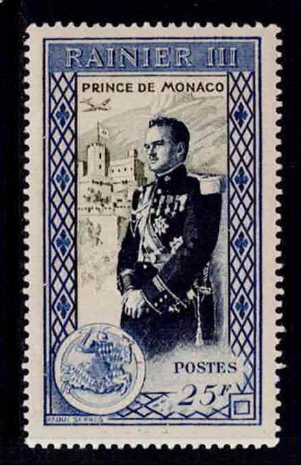 MONACO Sc# 252 MH FVF Prince Rainier III