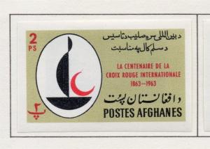 Afghanistan 1963 Red Crescent Issue Fine Mint Hinged 2ps. 215005