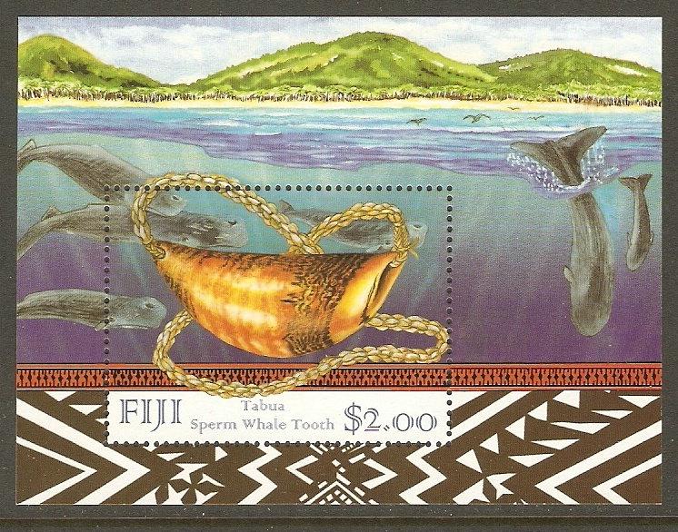 Fiji #824a NH Whales SS