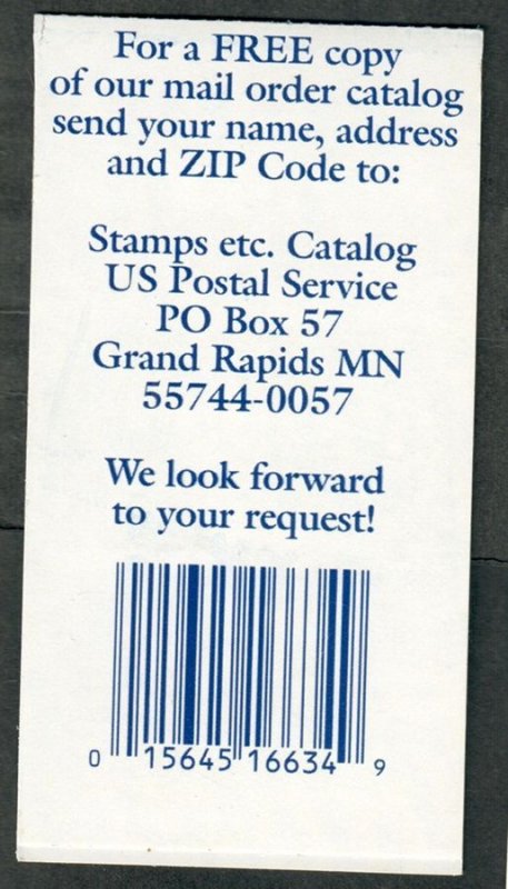 BK237 Blue Jay MNH Booklet