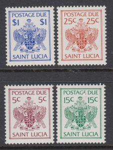 St Lucia J17-J20 MNH VF